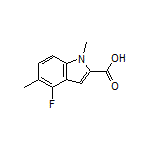 4-Fluoro-1,5-dimethylindole-2-carboxylic Acid