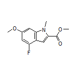 Methyl 4-Fluoro-6-methoxy-1-methylindole-2-carboxylate