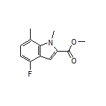 Methyl 4-Fluoro-1,7-dimethylindole-2-carboxylate