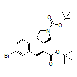 tert-butyl (S)-3-(3-Bromophenyl)-2-[(R)-1-Boc-3-pyrrolidinyl]propanoate