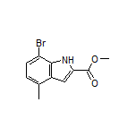 Methyl 7-Bromo-4-methylindole-2-carboxylate