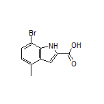 7-Bromo-4-methylindole-2-carboxylic Acid