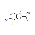 5-Bromo-4-fluoro-1-methylindole-2-carboxylic Acid