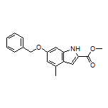 Methyl 6-(Benzyloxy)-4-methylindole-2-carboxylate