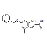 6-(Benzyloxy)-4-methylindole-2-carboxylic Acid