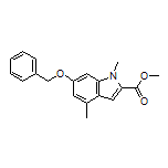 Methyl 6-(Benzyloxy)-1,4-dimethylindole-2-carboxylate