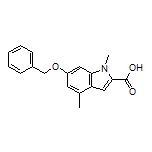 6-(Benzyloxy)-1,4-dimethylindole-2-carboxylic Acid