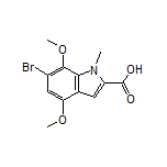 6-Bromo-4,7-dimethoxy-1-methyl-1H-indole-2-carboxylic Acid