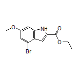 Ethyl 4-Bromo-6-methoxyindole-2-carboxylate