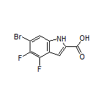 6-Bromo-4,5-difluoroindole-2-carboxylic Acid