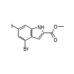 Methyl 4-Bromo-6-iodoindole-2-carboxylate