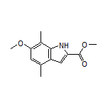 Methyl 6-Methoxy-4,7-dimethylindole-2-carboxylate