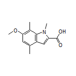 6-Methoxy-1,4,7-trimethylindole-2-carboxylic Acid