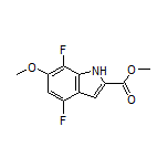 Methyl 4,7-Difluoro-6-methoxyindole-2-carboxylate