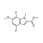 Methyl 4,7-Difluoro-6-methoxy-1-methylindole-2-carboxylate