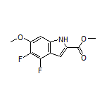 Methyl 4,5-Difluoro-6-methoxyindole-2-carboxylate