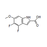 4,5-Difluoro-6-methoxyindole-2-carboxylic Acid