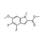 Methyl 4,5-Difluoro-6-methoxy-1-methylindole-2-carboxylate