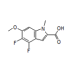 4,5-Difluoro-6-methoxy-1-methylindole-2-carboxylic Acid