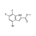 Methyl 4-Bromo-6,7-difluoroindole-2-carboxylate