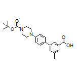 4’-(4-Boc-1-piperazinyl)-5-methylbiphenyl-3-carboxylic Acid