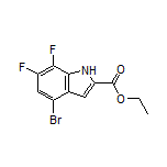 Ethyl 4-Bromo-6,7-difluoroindole-2-carboxylate