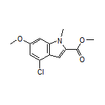 Methyl 4-Chloro-6-methoxy-1-methylindole-2-carboxylate