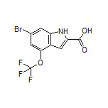 6-Bromo-4-(trifluoromethoxy)indole-2-carboxylic Acid