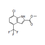 Methyl 7-Chloro-4-(trifluoromethyl)indole-2-carboxylate