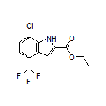 Ethyl 7-Chloro-4-(trifluoromethyl)indole-2-carboxylate