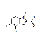 Methyl 4-Chloro-5-fluoro-1-methylindole-2-carboxylate