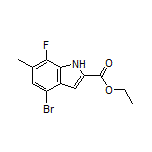 Ethyl 4-Bromo-7-fluoro-6-methylindole-2-carboxylate