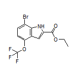 Ethyl 7-Bromo-4-(trifluoromethoxy)indole-2-carboxylate