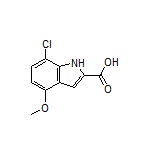 7-Chloro-4-methoxyindole-2-carboxylic Acid