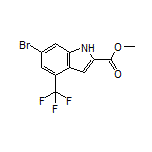 Methyl 6-Bromo-4-(trifluoromethyl)indole-2-carboxylate