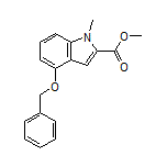 Methyl 4-(Benzyloxy)-1-methylindole-2-carboxylate