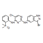 [2-[[2-[(3-Bromo-1H-indazol-5-yl)amino]-5-chloro-4-pyrimidinyl]amino]phenyl]dimethylphosphine Oxide