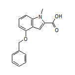 4-(Benzyloxy)-1-methylindole-2-carboxylic Acid