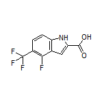 4-Fluoro-5-(trifluoromethyl)indole-2-carboxylic Acid