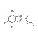 Ethyl 7-Bromo-4,5-difluoroindole-2-carboxylate