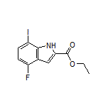 Ethyl 4-Fluoro-7-iodoindole-2-carboxylate