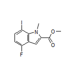 Methyl 4-Fluoro-7-iodo-1-methylindole-2-carboxylate