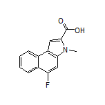 5-Fluoro-3-methyl-3H-benzo[e]indole-2-carboxylic Acid