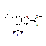 Methyl 1-Methyl-4,6-bis(trifluoromethyl)indole-2-carboxylate