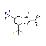 1-Methyl-4,6-bis(trifluoromethyl)indole-2-carboxylic Acid