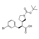 (S)-3-(3-Bromophenyl)-2-[(R)-1-Boc-3-pyrrolidinyl]propanoic Acid