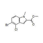 Methyl 5-Bromo-4-chloro-1-methylindole-2-carboxylate