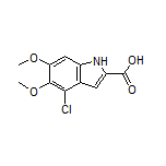 4-Chloro-5,6-dimethoxyindole-2-carboxylic Acid