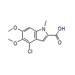 4-Chloro-5,6-dimethoxy-1-methylindole-2-carboxylic Acid