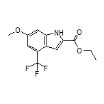 Ethyl 6-Methoxy-4-(trifluoromethyl)indole-2-carboxylate